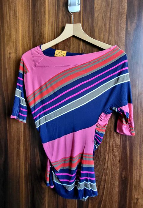Vivienne Westwood Anglomania Asymetryczny Top XS