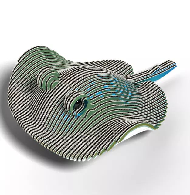 Eugy: Płaszczka - Eko Układanka 3D. Eugy. Nowy Produkt