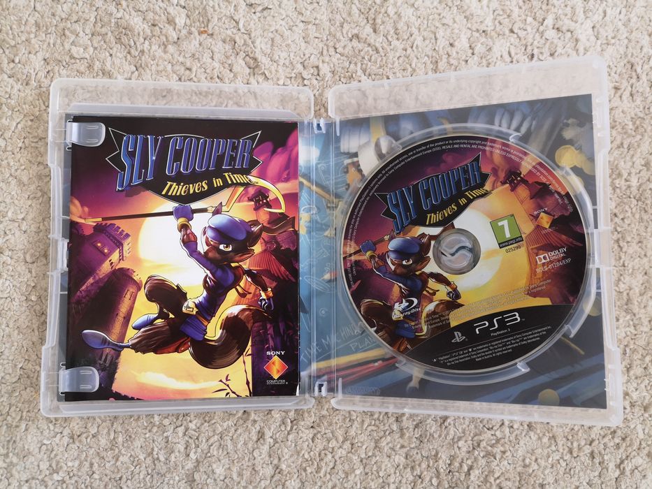 Sly Cooper Thieves In Time + 6 manuais para PS3