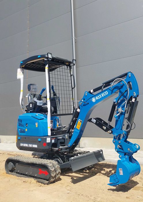 Nowa, dostępna od ręki koparka Rippa R15 ECO, KUBOTA, 1.4T
