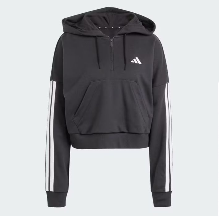 Жіноча толстовка — худі adidas Essentials 3-Stripes French Terry