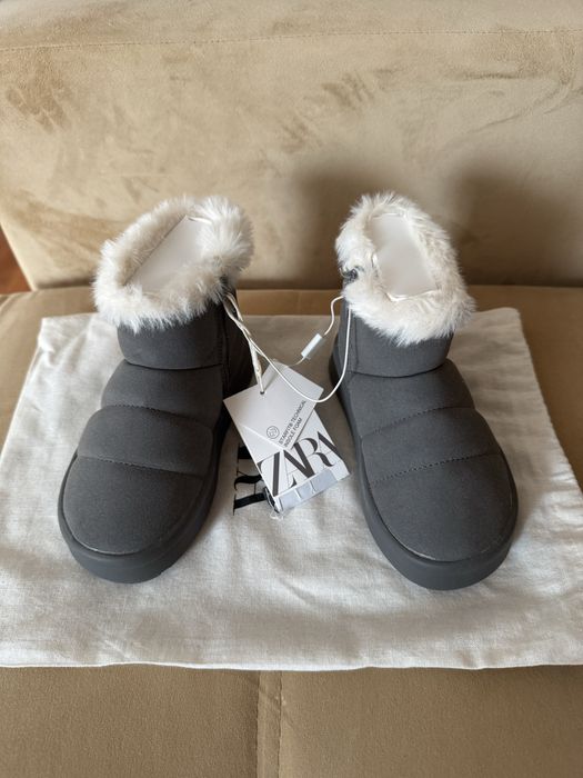 Зимові чоботи уггі дутікі сапоги zara 24