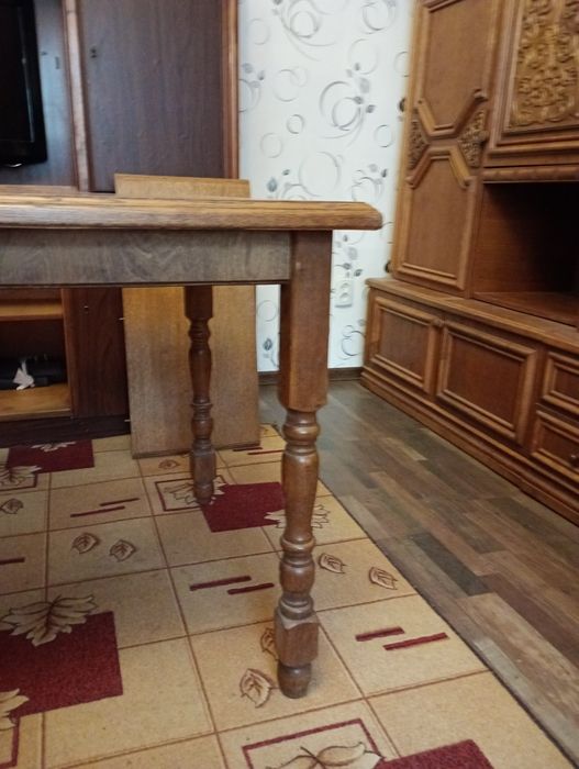 Стол обеденный раскладной дерево дуб