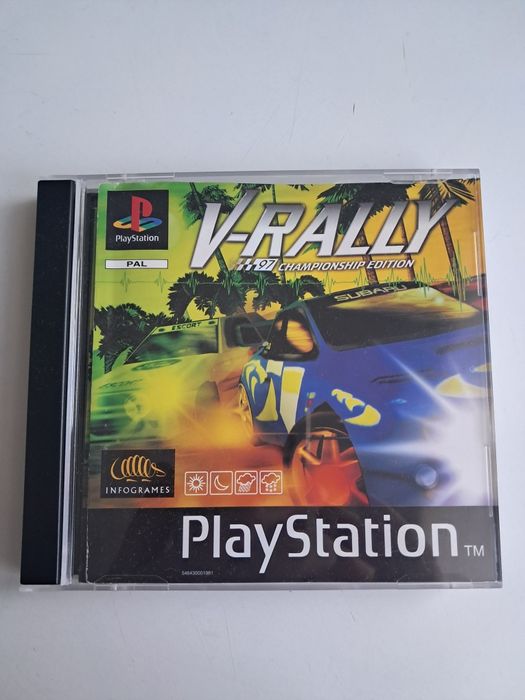 V-rally ps1 gra.
