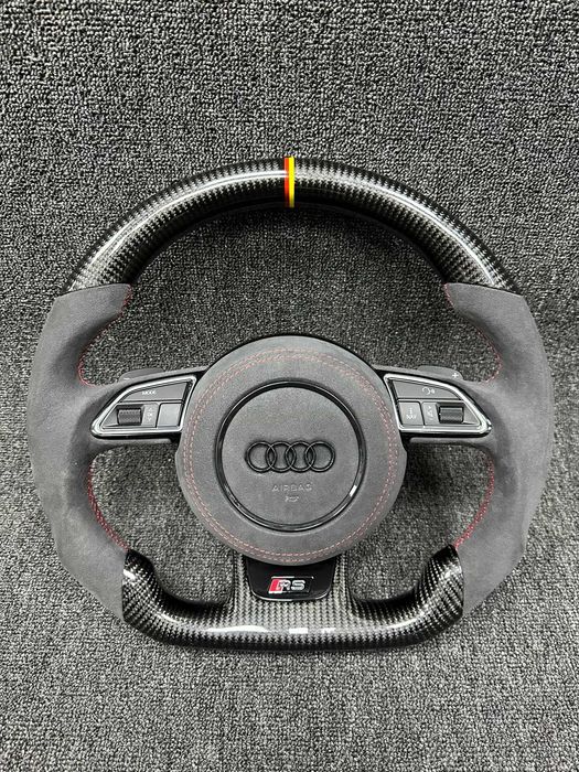 Руль Sline Audi Кермо карбон алькантара Ауді A6 A7 A8 Q7 2008-2017