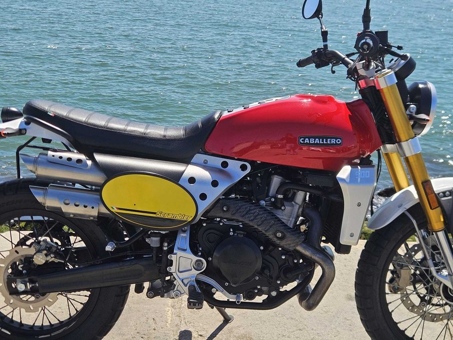 Fantic Caballero 500 Scrambler 2023 — 100% original, revisões na marca