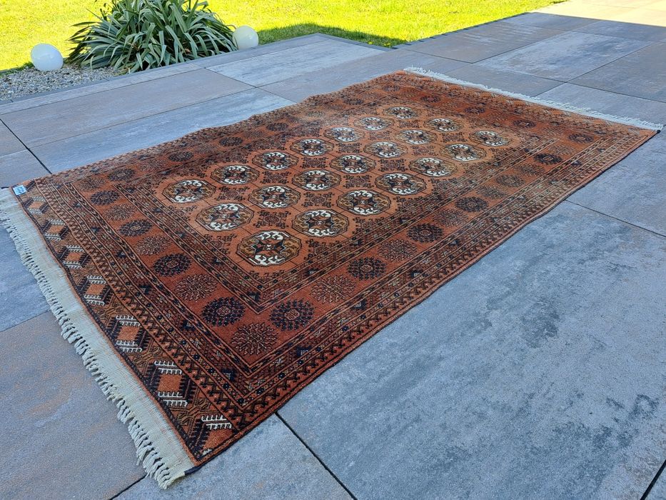 Ekskluzywny dywan afgański Buchara – ręcznie tkany | 120 × 190 cm | klasyka orientu