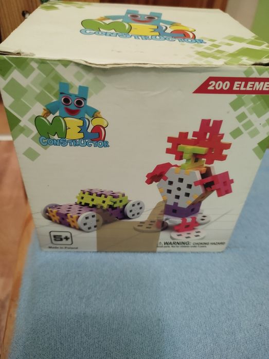 klocki konstrukcyjne 5 zestawów