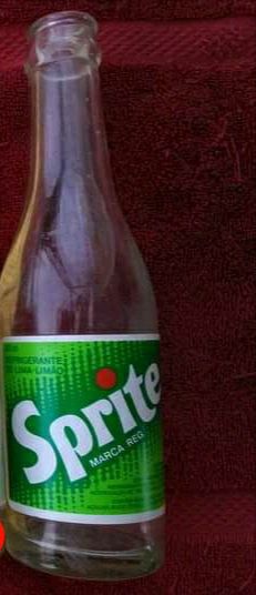Garrafa antiga da Sprite