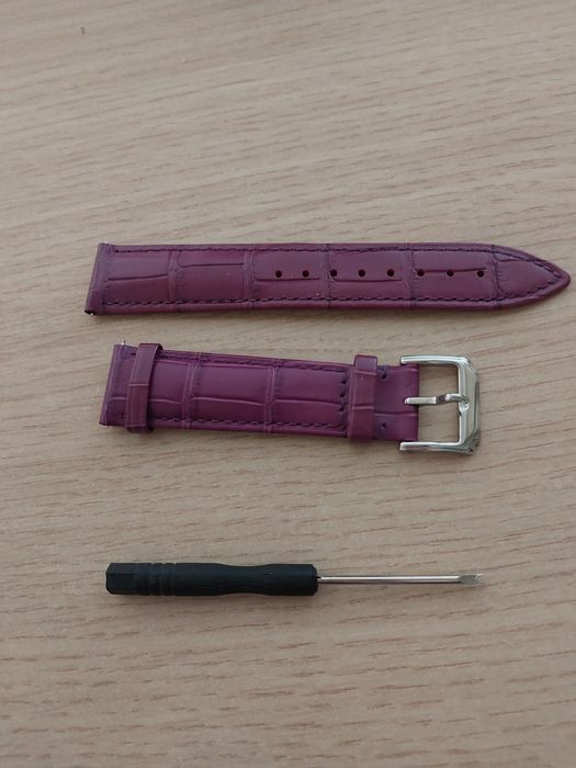 Pasek ze Skóry cielęcej bez niklu 20 mm do zegarka i smartwatch