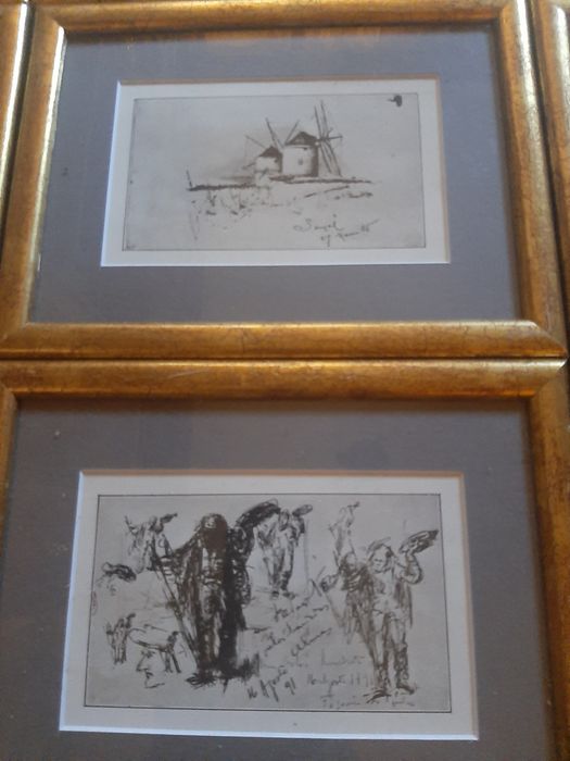 Reproduções de Desenhos de  José  Malhoa