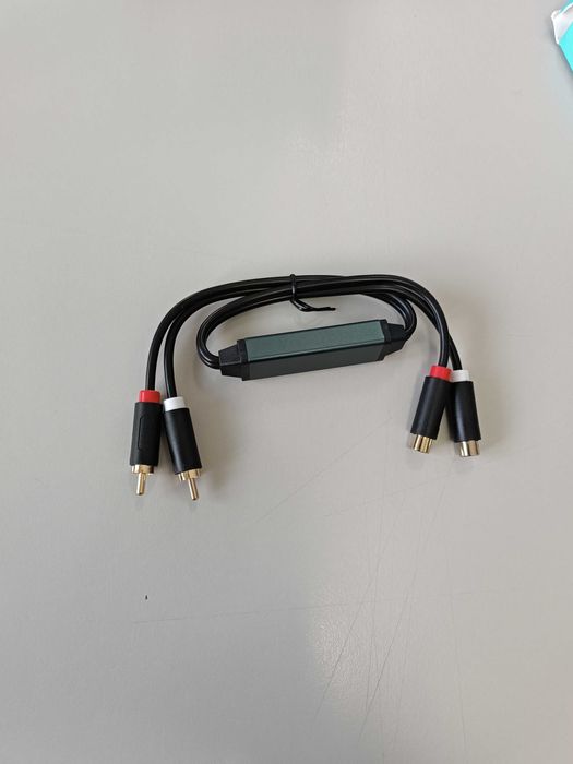 filtro ruído de som com rca para amplificador