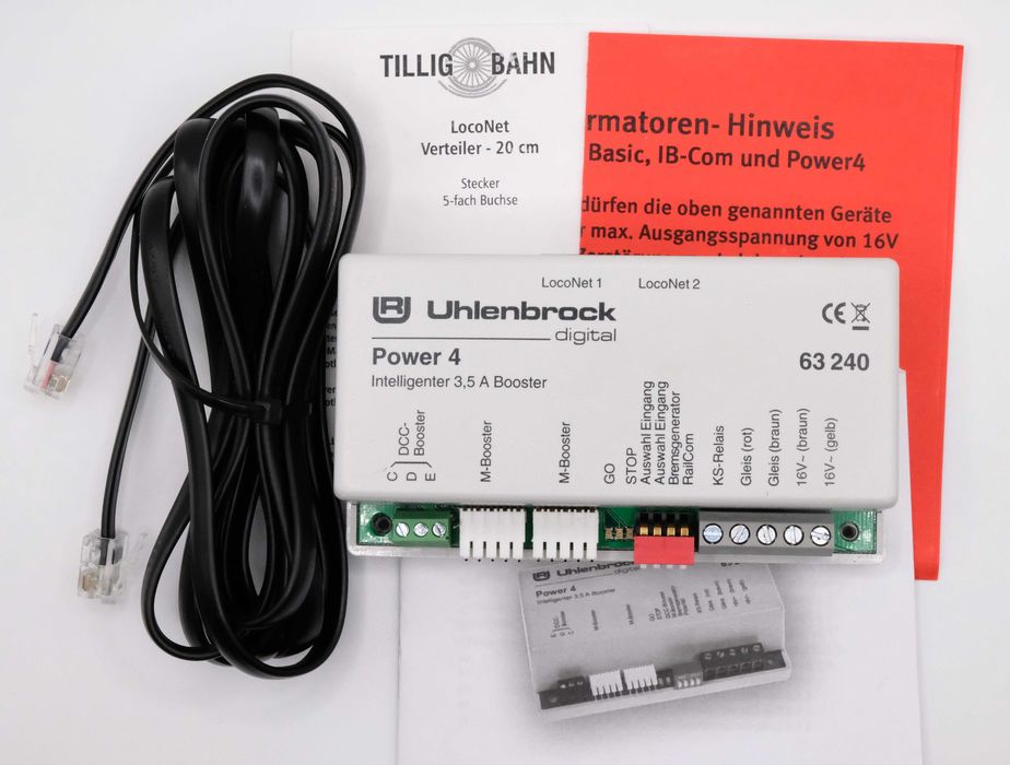 Sterowanie DCC makieta kolejowa – Booster Uhlenbrock Power 4 nr 63240