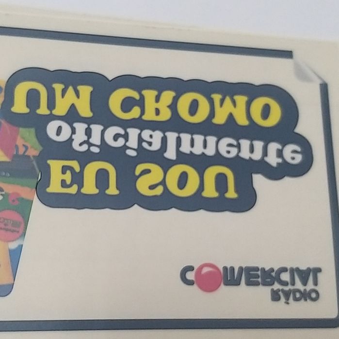 Eu sou oficialmente um cromo.