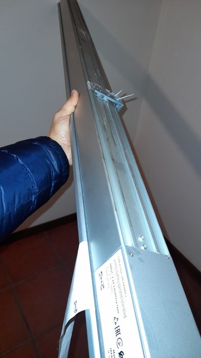 Estore automático cinzento 1,4m ikea kadrilj
