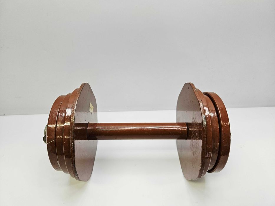 Hantla metalowa 10 kg – stary wyrób, PRL