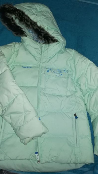 EXCELENTE l Blusão NEVE/chuva acolchoado Menina 6 Anos