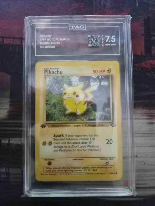 Pikachu Jungle 1st Edition TAG Slab