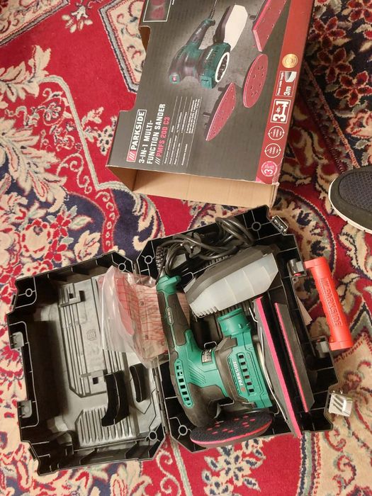 Szlifierka oscylacyjna parkside PMFS 200 C3 - nowa