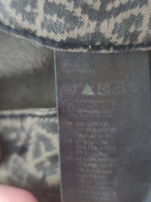 Spodnie czarne we wzory H&M