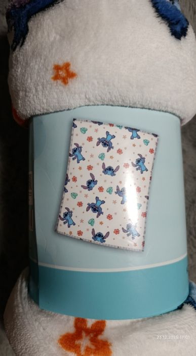 Koc Stitch 130/160cm nowy śliczny