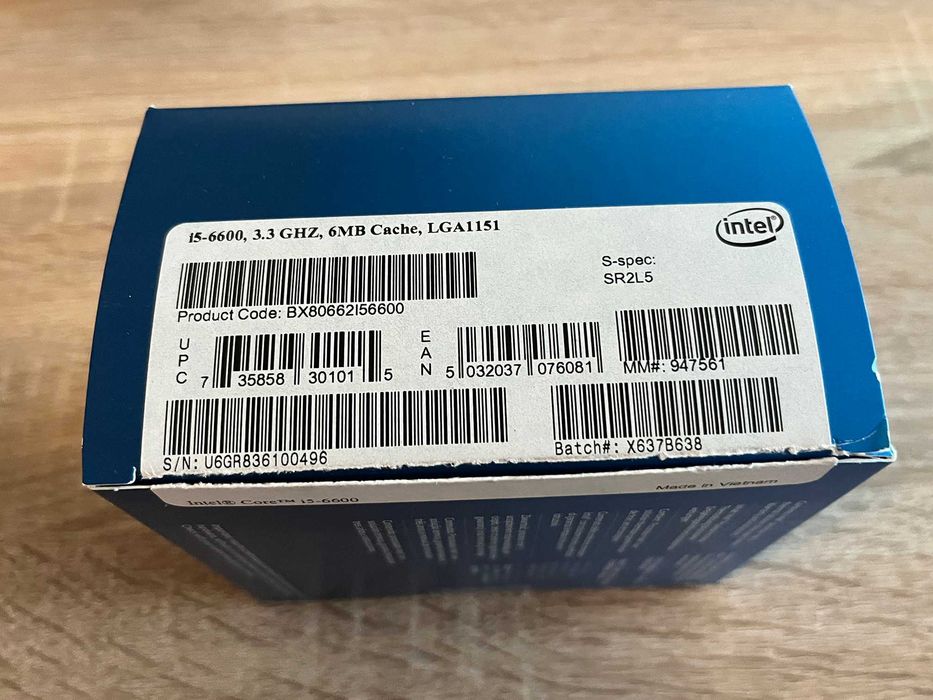 Intel Core i5-6600 wersja BOX – stan BdB