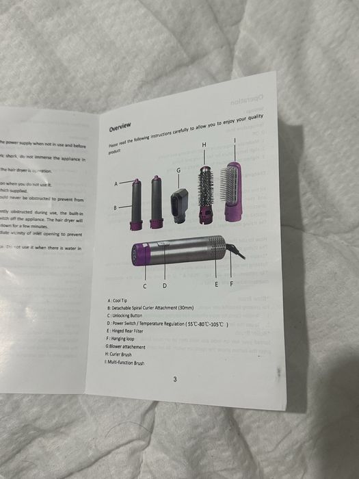 Escova modeladora 6 em 1