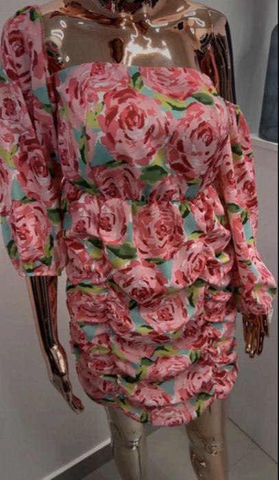 Sukienka hiszpanka w kwiaty NOWA