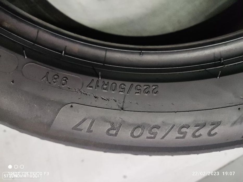 2 pneus semi novos 225-50r17 michelin - oferta dos portes