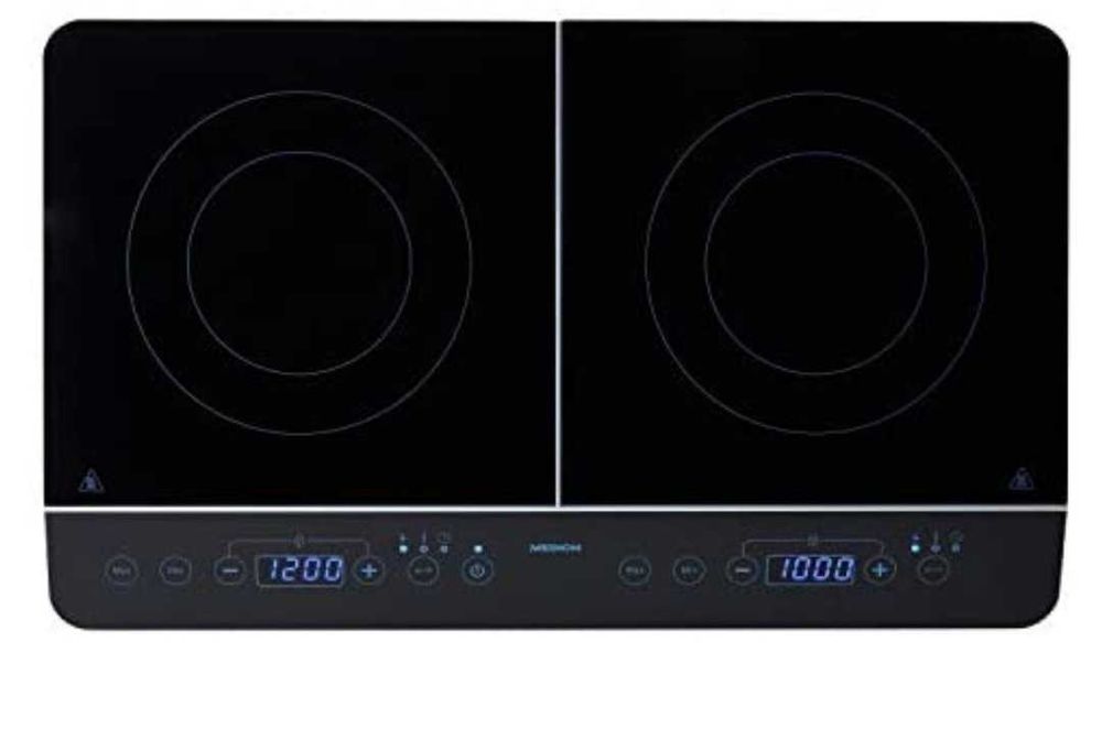 Płyta indukcyjna Medion MD 15324 czarna 2-pola 3500 W z wyświetlaczem LED