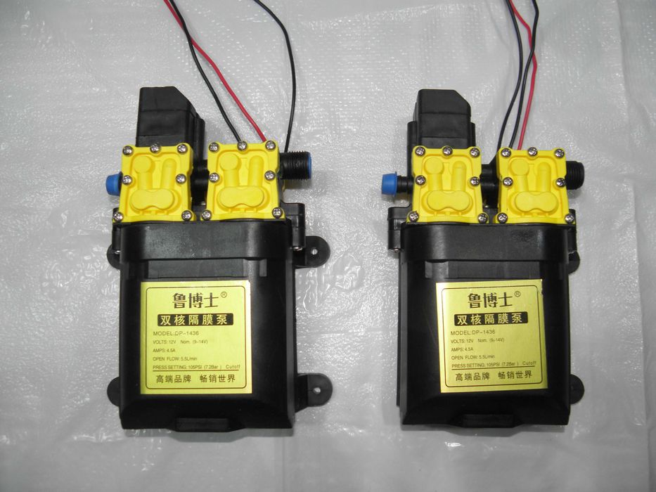 Водяний насос, 12 В, з тиском  7 атм для миття авто, ...