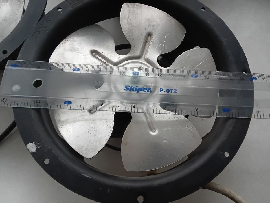 Вентилятор осевой канальный осевой вытяжка 220 В 1500 об/ мин 450 м³/ч