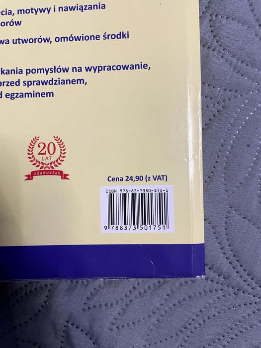 Opracowania lektur i wierszy