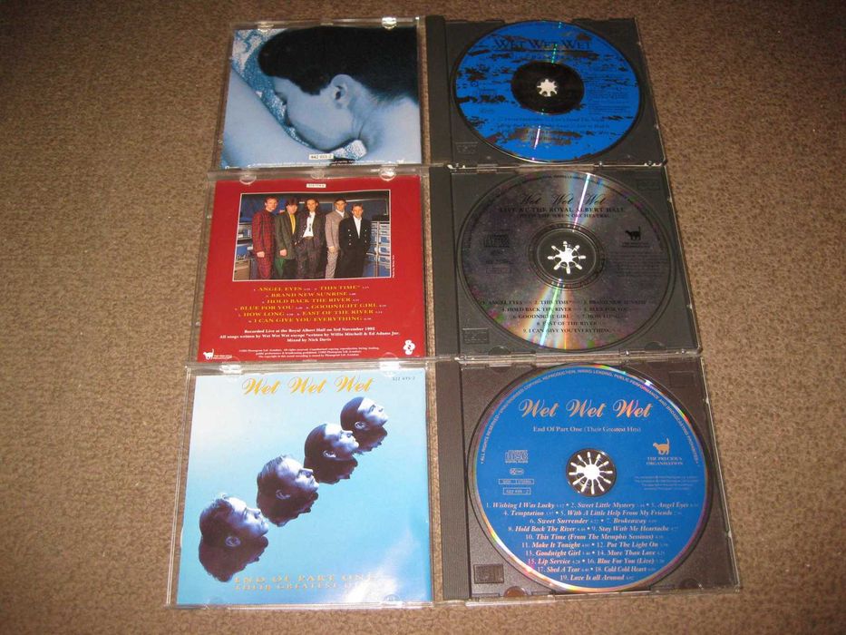 3 CDs dos "Wet Wet Wet" Portes Grátis!