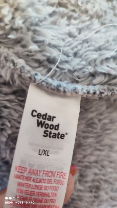 Szlafrok damski z kapturem roz 42-44