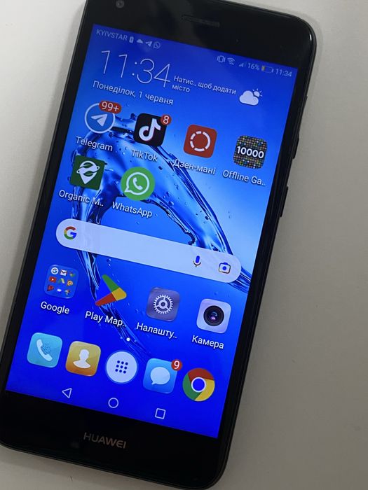 Смартфон Huawei p9 lite. Телефон сенсорний Хуавей