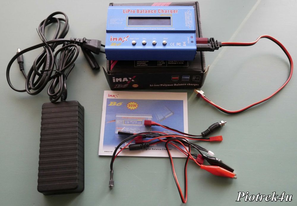 Ładowarka modelarska Imax B6 + zasilacz