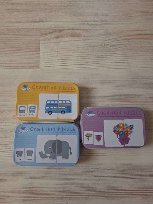 Розвиваючі набори пазлів-половинок.