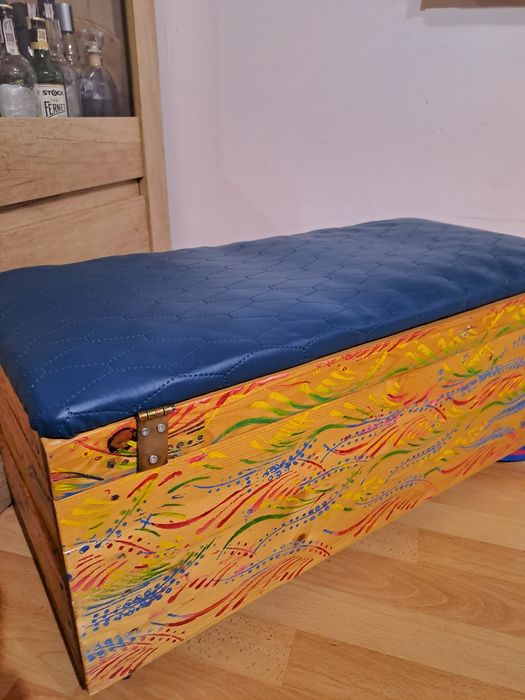 Pufa skrzynia schowek siedzisko