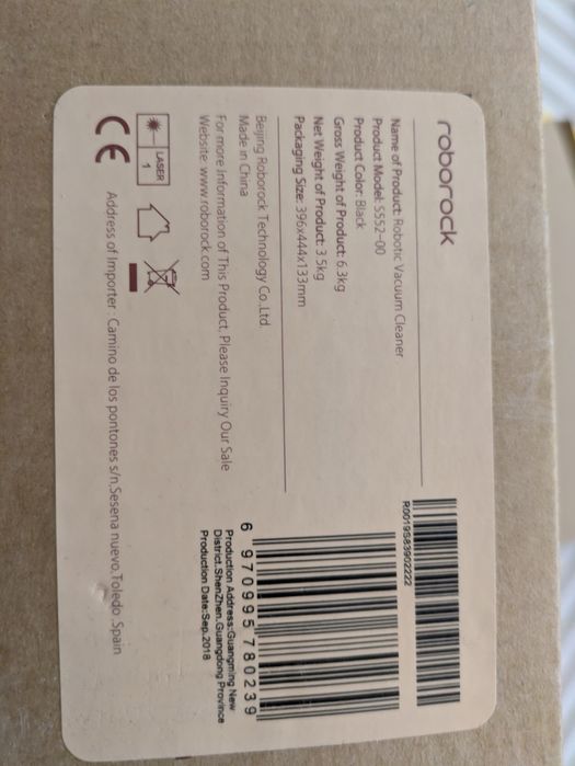 Roborock S55 (S5) Xiaomi  – Aspira e Lava – Com Acessórios Novos