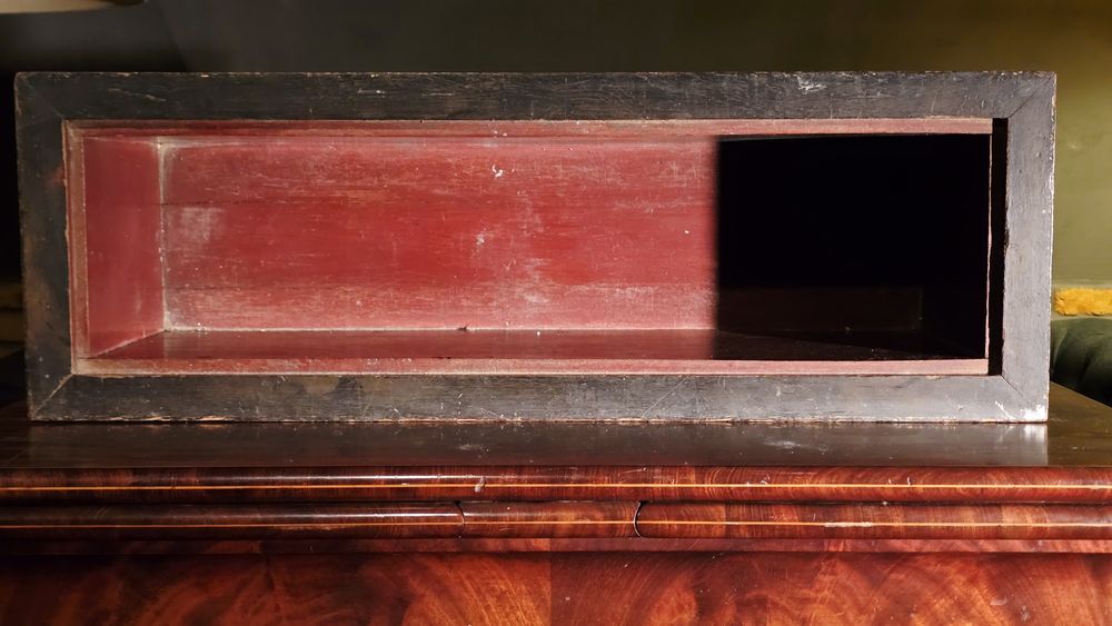 XIX-wieczna buddyjska skrzynia świątynna – Birma / Azja Płd-wsh