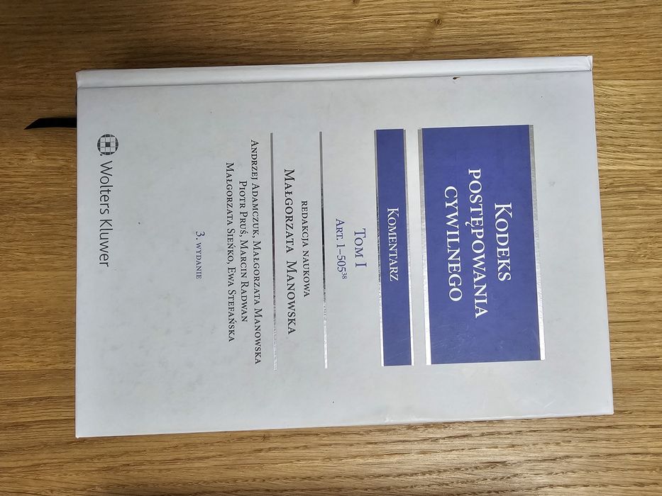 Kodeks postępowania cywilnego komentarz Tom I