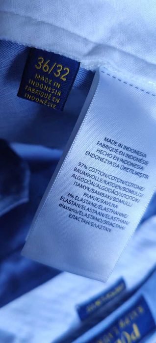 Джинсы (chino Polo Ralph Lauren USA w36 stretch white.