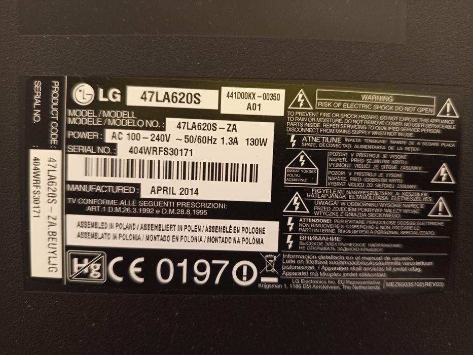 TV Smart LG 47 polegadas