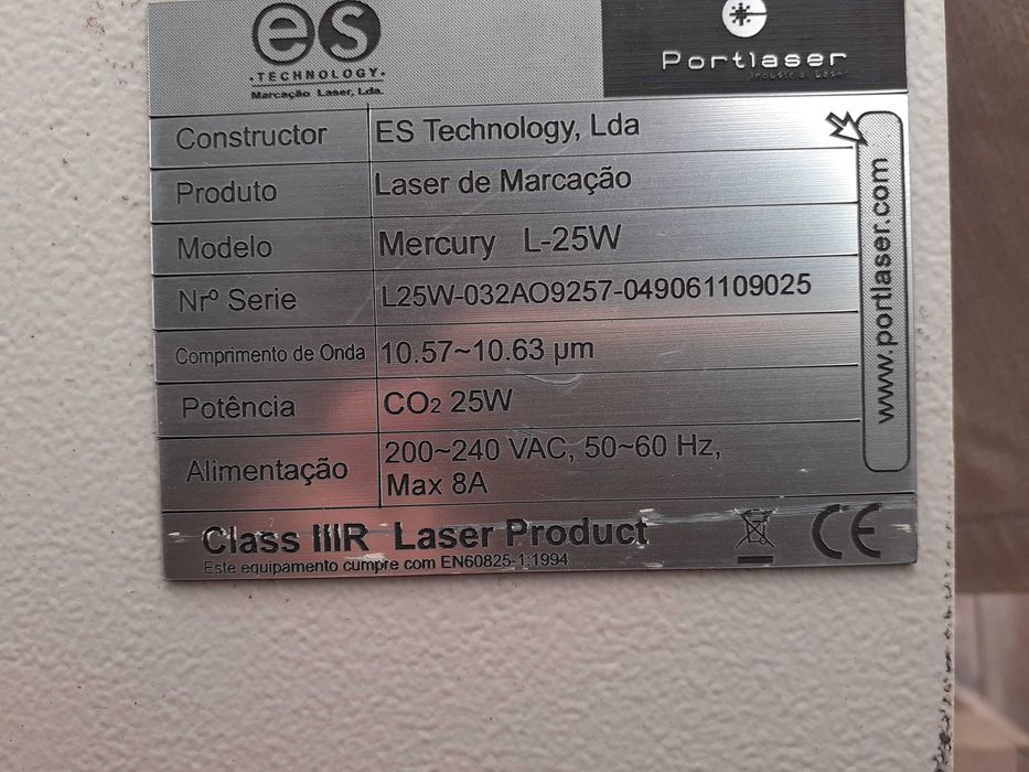 Máquina Gravação e corte Laser Mercury