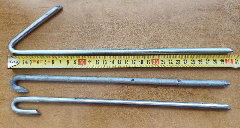 Szpilka, śledź mocowanie np. do siatki rolno-leśnej, do ogrodzeń