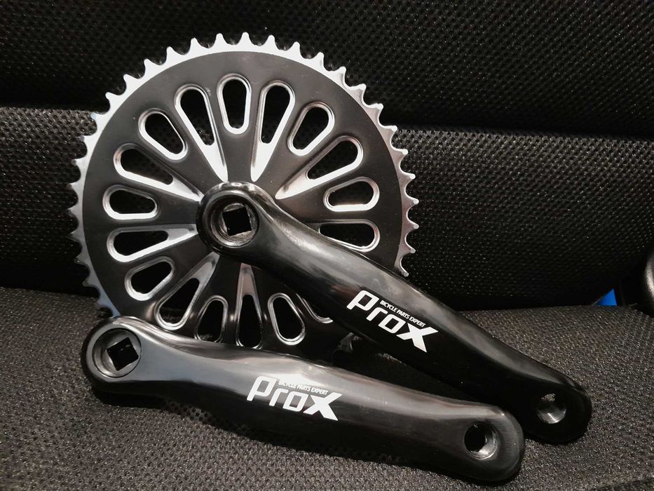 Nowy Mechanizm korbowy PROX CRUISER Alu 44T Black na oś kwadrat 1rz.