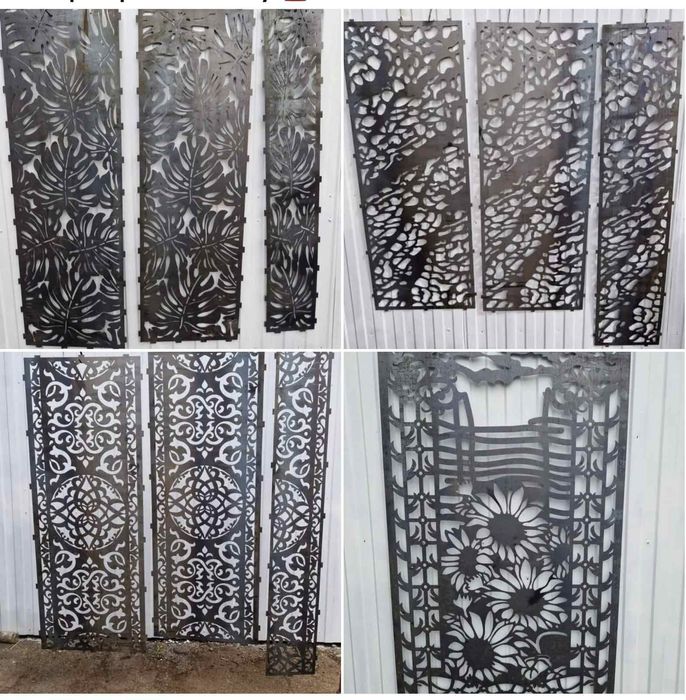 Лазерна різка металу Металеві декоративні вставки панелі Гойдалка