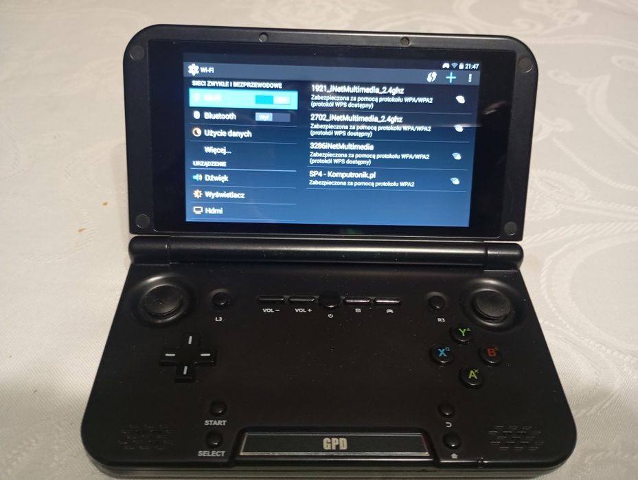 Tablet Pc -konsola przenośna