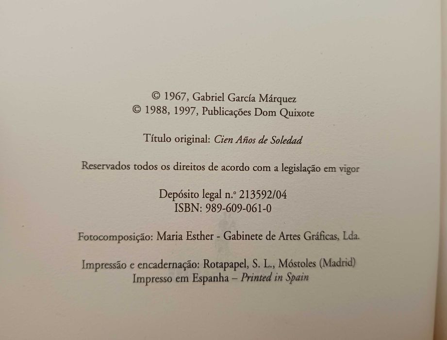 Gabriel García Márquez - Cem Anos de Solidão